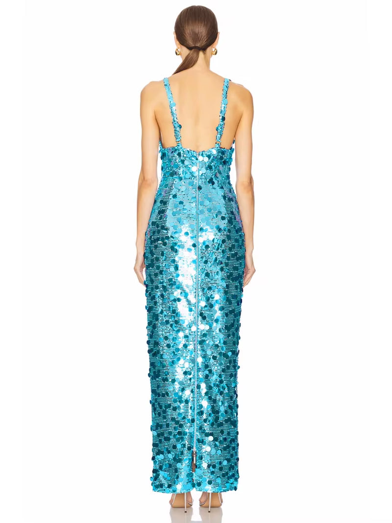 Turquoise Eclipse Dress