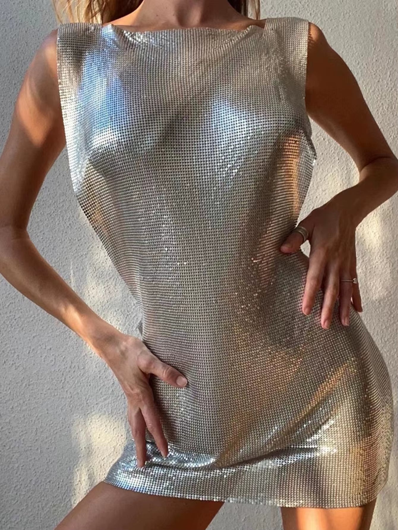 Metal Square Dress