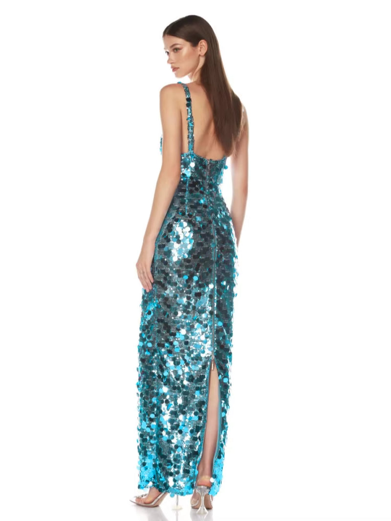 Turquoise Eclipse Dress
