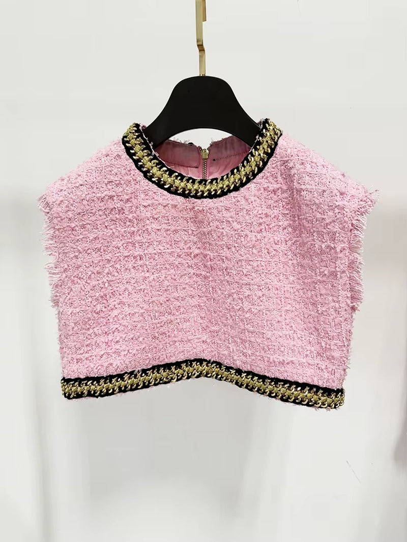 Rose Statement Crop Top