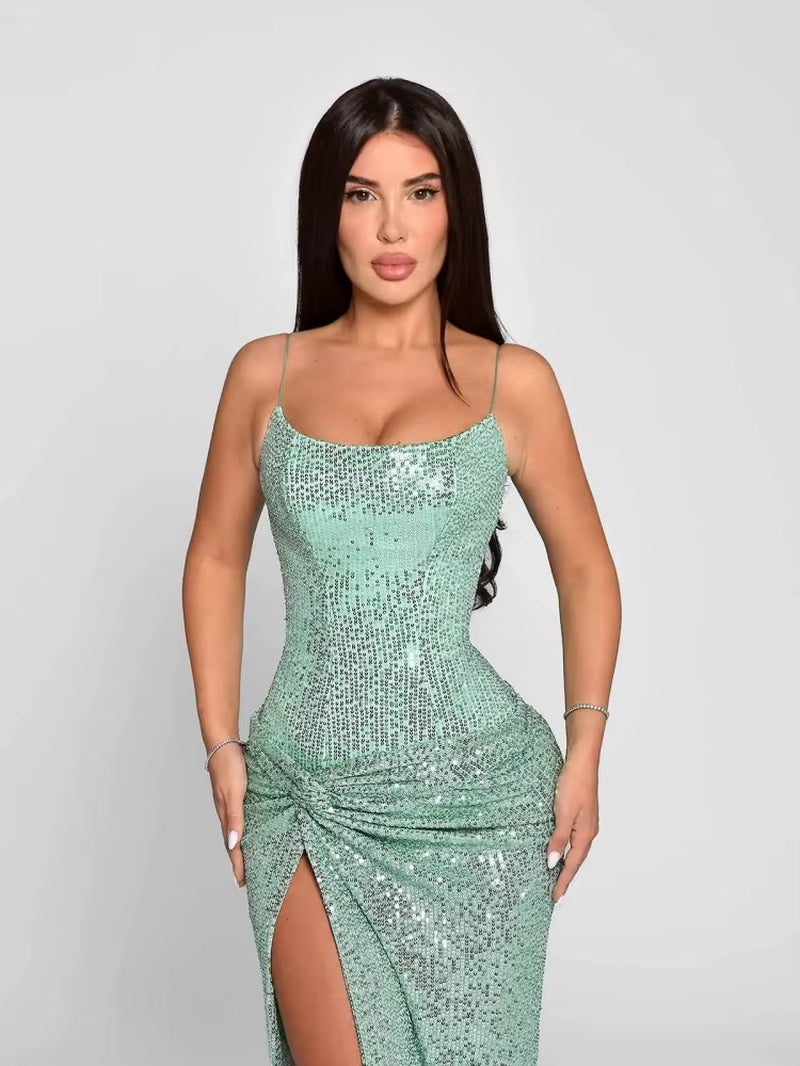 Aqua Muse Dress