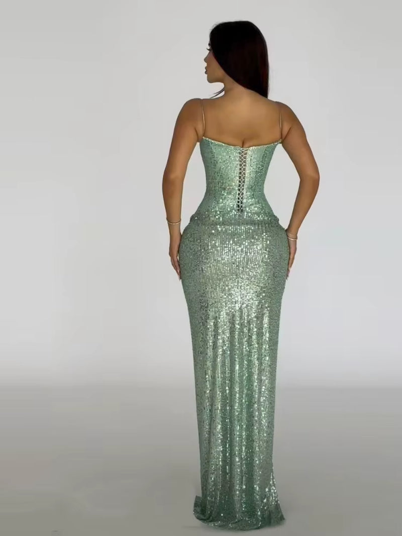 Aqua Muse Dress